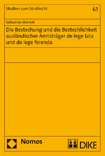Bestechung und Bestechlichkeit ausländischer Amtsträger