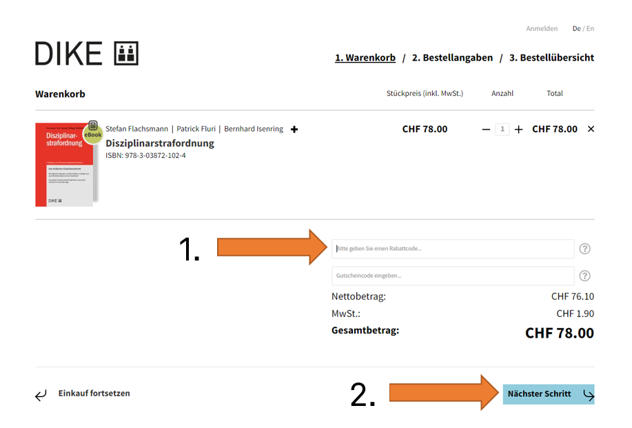 Disziplinarstrafordnung E-Book Download Anleitung